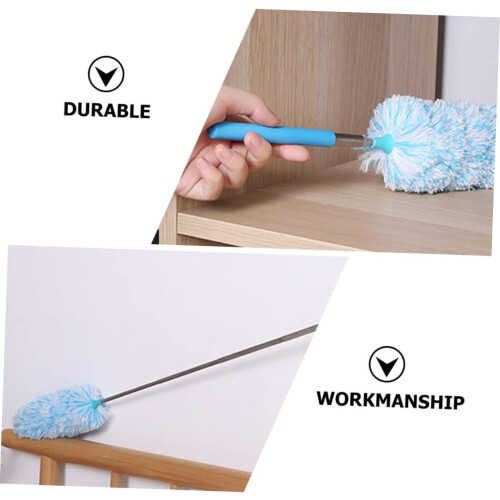 Extensible Household Microfiber Duster with Flexible Head for Cleaning 2