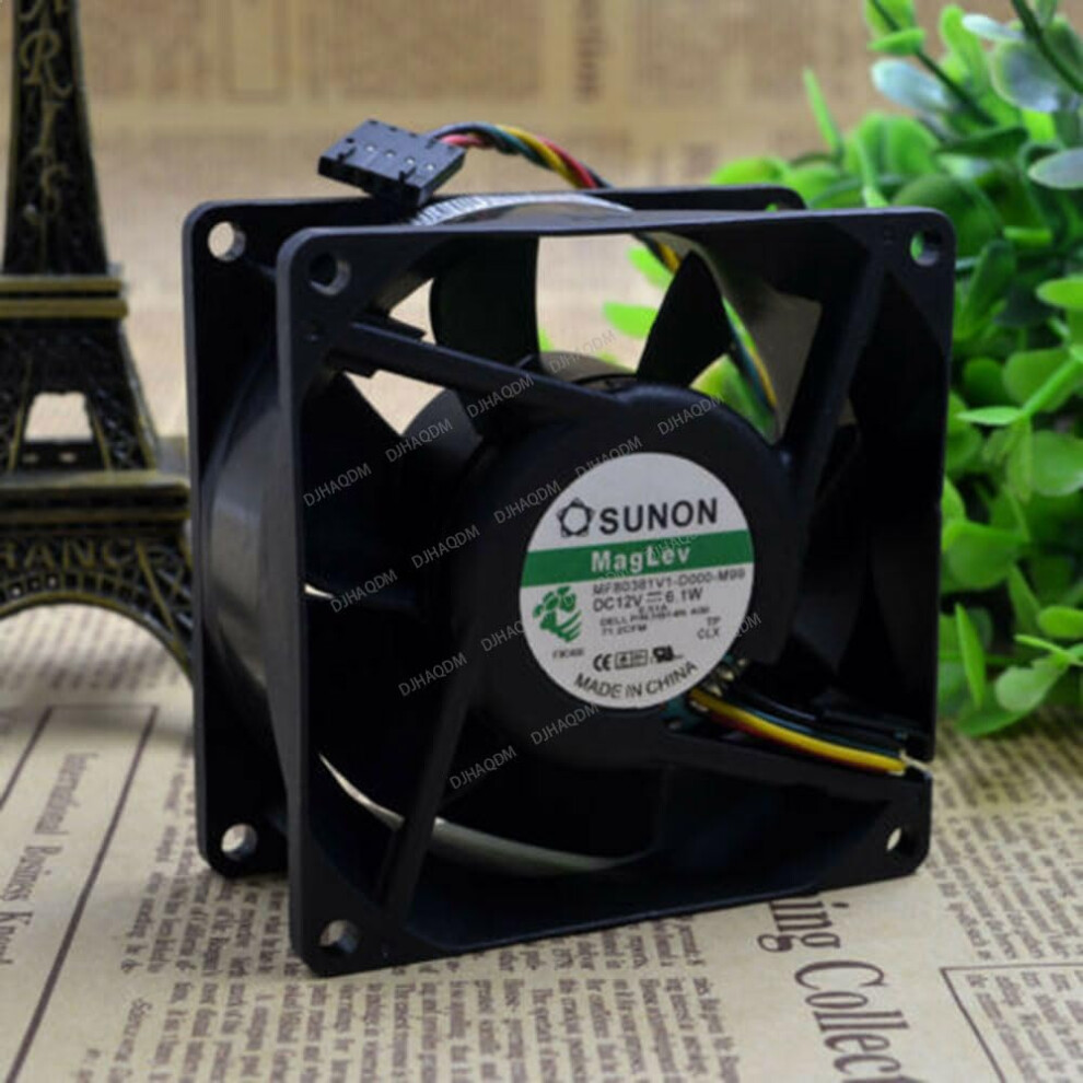 Mf80381v1 80Mm 12V Performance Computer Cooling Fan With Low Noise Operation 9189345438554