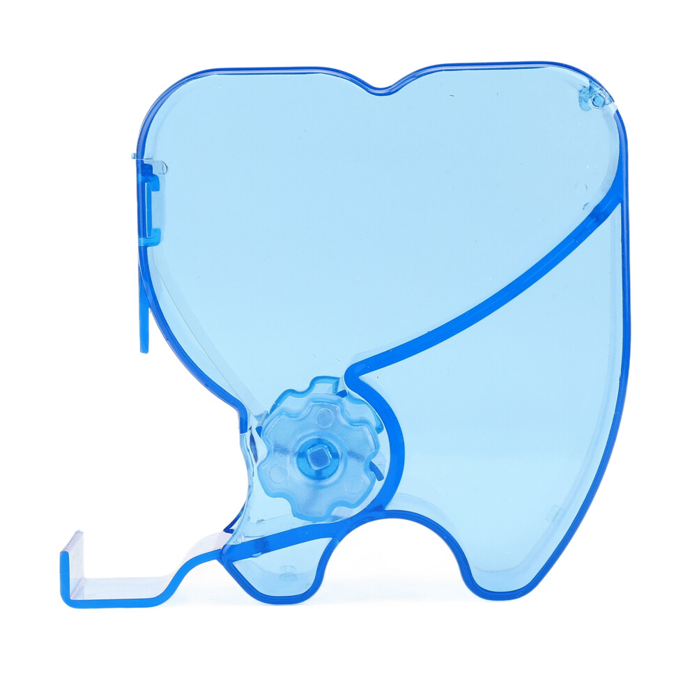 Reliable Blue Cotton Roll Dispenser - Easy Access with Pressing Design