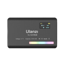 Ulanzi VL120 Full Color RGB Video Light 2500K-9000K CRI 95+ Camera Fill Light Full Color Photography Panel Lighting A