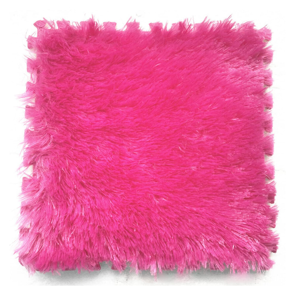 Soft Tiles Foam Interlocking Floor Mats 16Piece Puzzle Mats Set 30X30cm Rose For Playroom And Bedroom Red