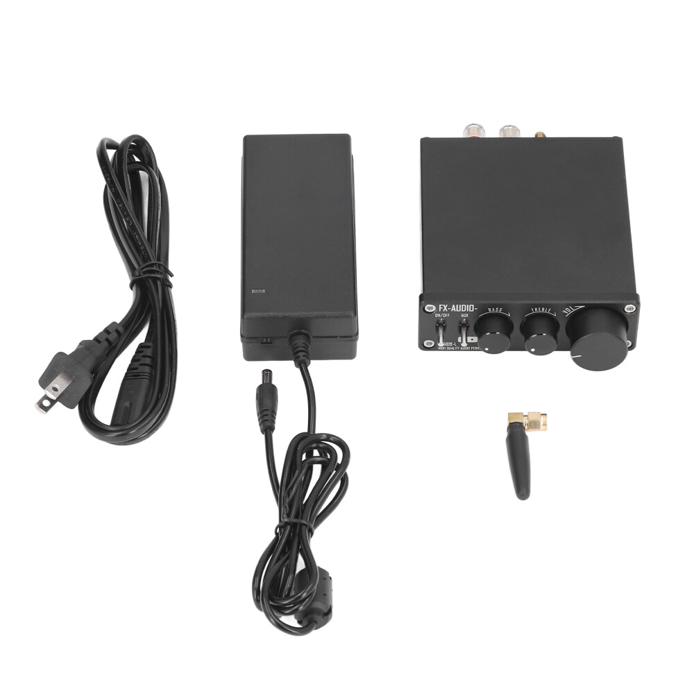 Bluetooth 5.0 Connectivity Stereo Receiver Class D Integrated Amplifier Powerful Sound Quality Bass And Treble Control Hifi Sound For Rca Inputs 9159805526787