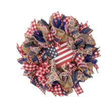 Patriotics Wreath for Front Door,4th of Julys Independences Day