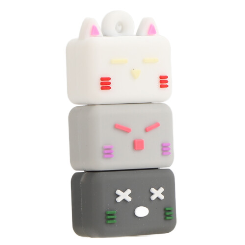 Χαριτωμένο σχέδιο USB Flash Drive για μεταφορά δεδομένων, εύχρηστο Premium PVC Pendrive με στυλ 1