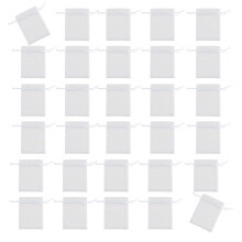 50Pcs Fruit Protective Bags Net Cover Bags Drawstring-16x22cm