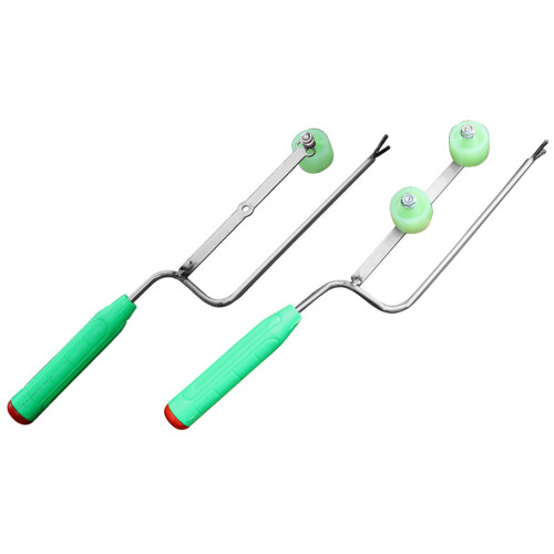 2Pcs Garden Ergonomic Potato Planter Tools Heavy-Double wheels 2