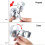 Universal Shower Holder Adjustable Suction Cup No Drill Wall Mounted Silver 3