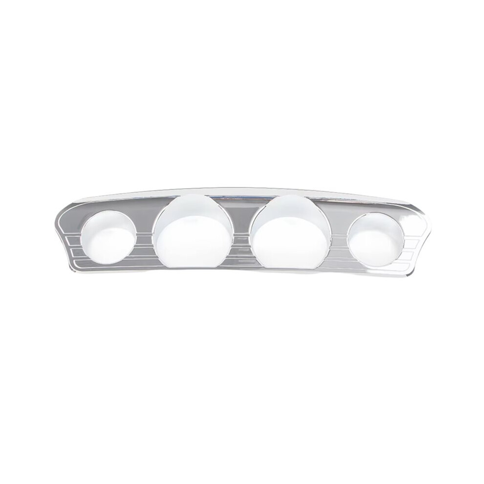 Motorcycle Round-Hole Gauge Cover Trim Frame For Touring Electra Glide Street Glide Ultra 2014-2025 Chrome 6033887377945