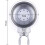 Universal Shower Holder Adjustable Suction Cup No Drill Wall Mounted Silver 4