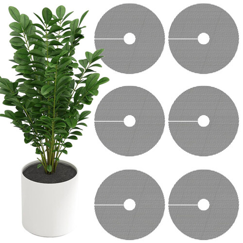 Pack Of 4/6 Pot Liners Cuttable Plant Protector Mesh for-30CM6 1