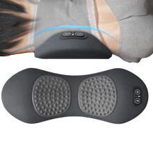 Back Massager Pillow Hot Compress Waist Massage Sleep Cushion For Wheelchair Car Seat Travel Office