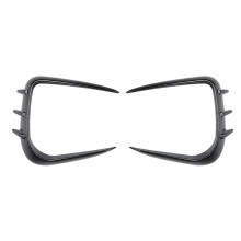 Cuchilla de Viento del Parachoques Delantero para  ID.3 2019-2022 Patrón de Fibra de Carbono del Alerón del Parachoques Delantero