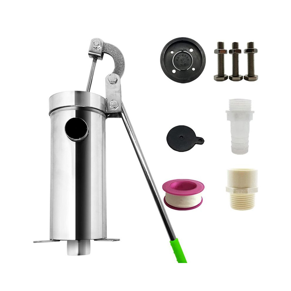Handheld Pump Garden Pump Hand Pump Press Suction Cast Fountain 32 Mm Manual Deep Water Pump Water Pump 10 Bowls 4711290801609