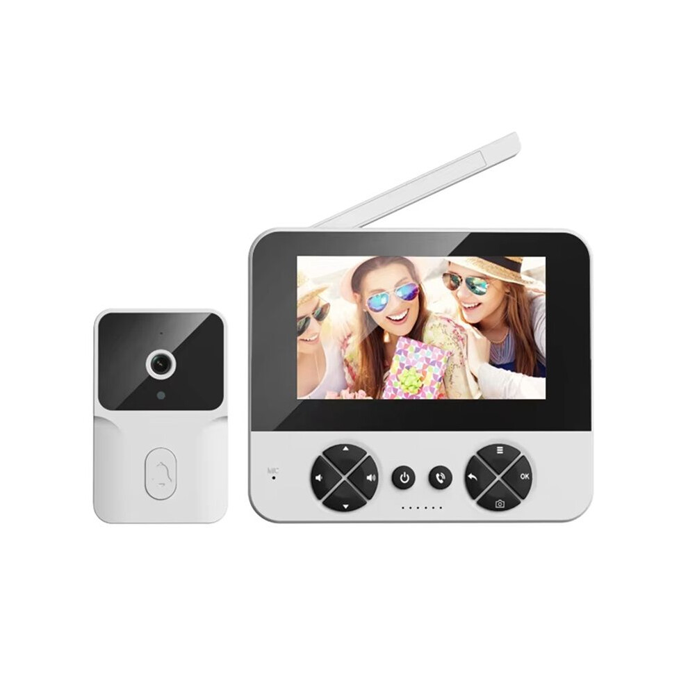 M15 Video Wireless Electronic Doorbell Outdoor Monitoring Video Tape Infrared Night Vision Home Voice Intercom Eu-Plug B 4713575371111