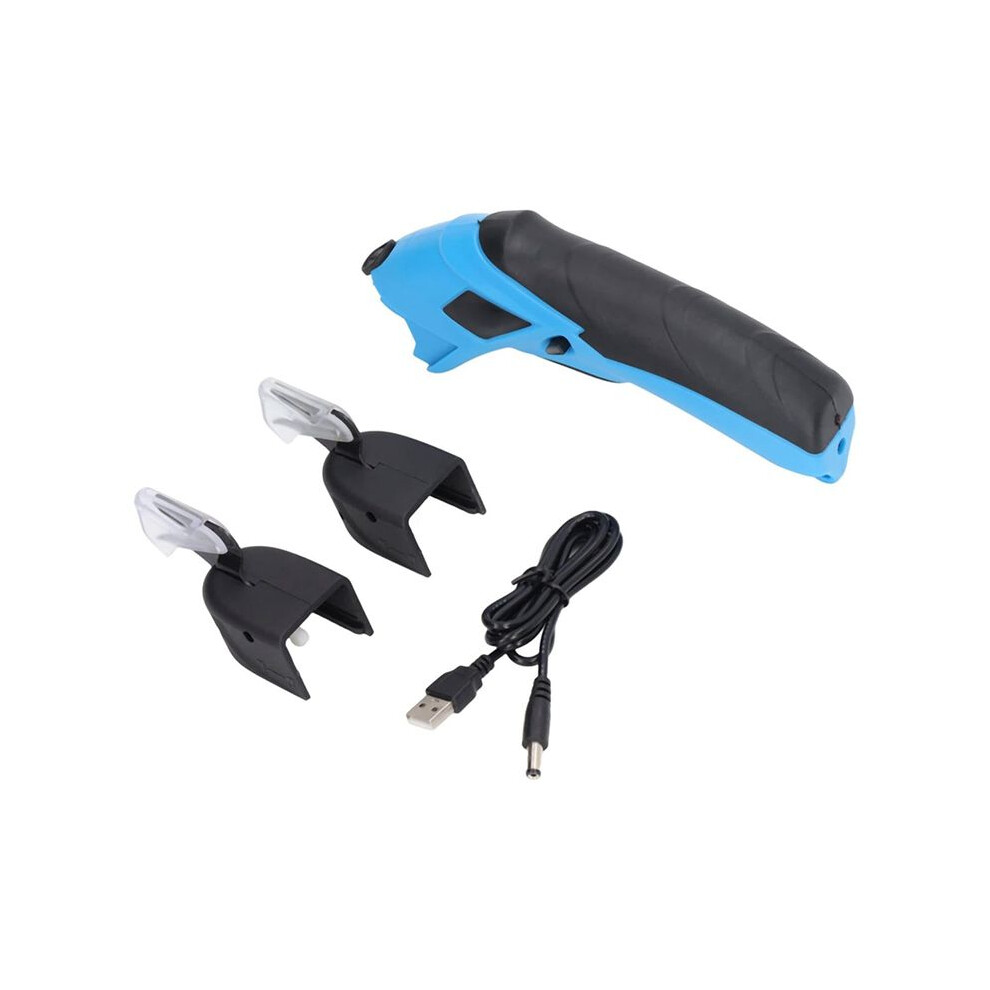 Heavy Duty Cordless Electric Scissors, For Cutting Fabric Usb Re-Able Cutter Shear Tools With 2 Blades Shears 6031725151542
