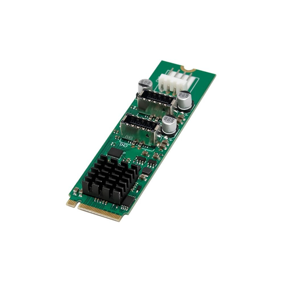 M.2 M Asm3142 2-Port 10Gbps Type-E Usb3.1 Industrial Control Expansion Card, M.2 Asm3142 Usb3.1 Type-E Expansion Card 6031445576304