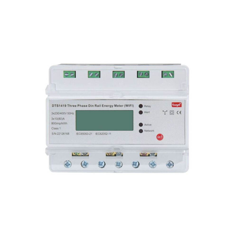 Electricity Meter Wifi Remote Prepaid Electricity Meter Multifunctional 3-Phase Rail Type Home Rlectricity Meter 4712577617524
