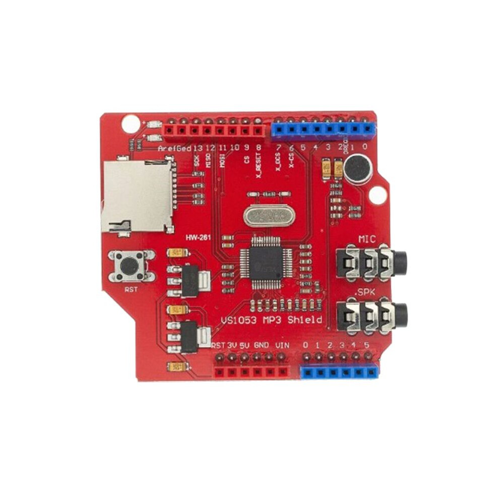 Vs1053 Stereo Audio Mp3 Player Shield Record Decode Development Board Module For Ogg Real- Encoding Recording 4713786130644