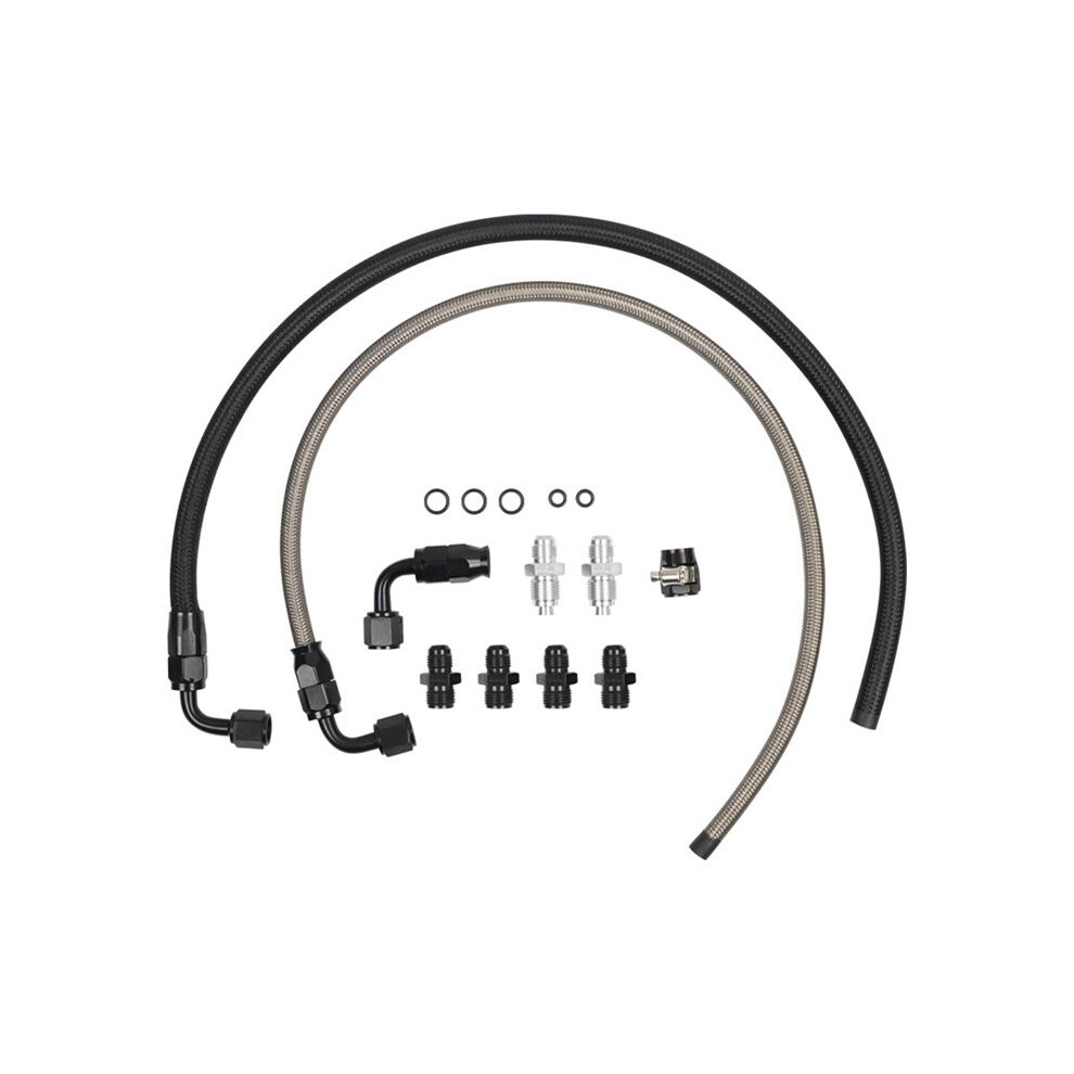 25Inch 6An Power Steering Pump Hose Kit For Chevy C10 Ls Swap Connects For Type 2 Pressure 4712849267075