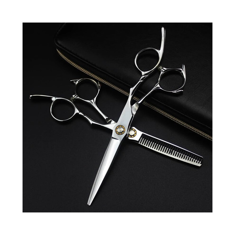 Hair Cutting Scissors 6 Inch Japanese Stainless Steel with Precision Sharp Blades for Barber and Salon