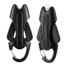 2Pcs Retractable Fishing Cutters , Fishing Scissors with Buckle, Portable Anglers Snips Outside Fishing Tools