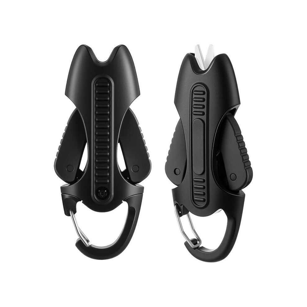 2Pcs Retractable Fishing Cutters Fishing Scissors With Buckle, Portable Anglers Snips Outside Fishing Tools 4712669780976