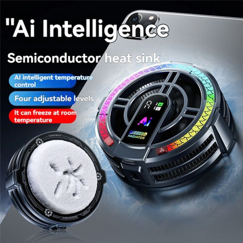RGB Semiconductor Cooler Radiator for Tablet  Temperature Control with Digital Display Adjust Power Temp Control 2