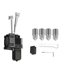 For X1 X1C 3D Printer Hotend Kit with Cooling Fan V2.0 Print with Copper Plated Nozzles 3D Printing Parts