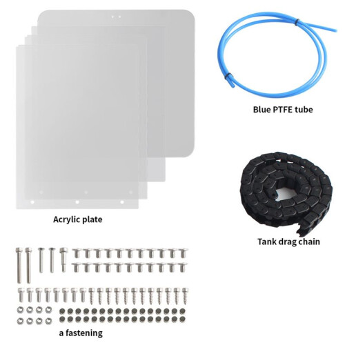 Enclosure Panel Kit 3D Printer Accessories for Flashforge Adventurer 5M AD5M 3D Printer DIY Clear Polycarbonate PC Sheet 1