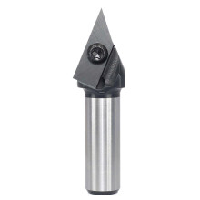 Router Bit Milling Cutter 45 Degree V-Shaped Carbide Resistance to Bending Chamfering Engraving Milling Cutter