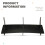 Car Rear Bumper Diffuser Lip Spoiler Splitter for   2015-2018 7
