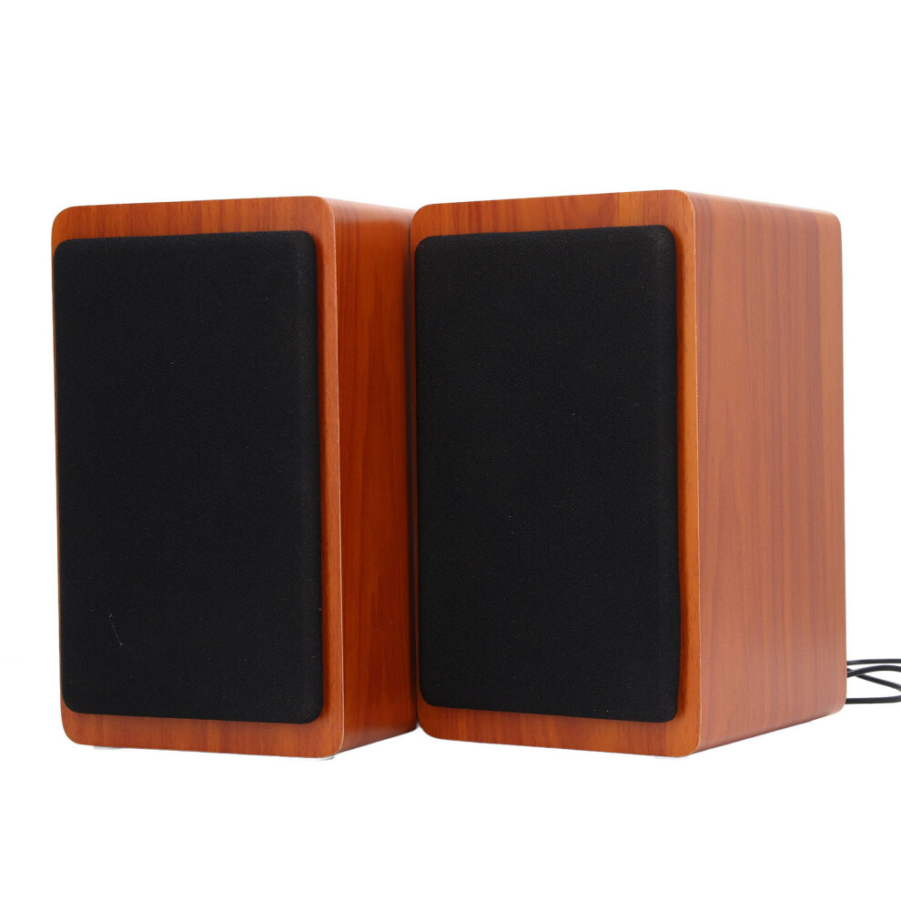 Wooden Usb Bluetooth Computer Speakers 3W Desktop Subwoofer For Pc Laptop 5011374492822