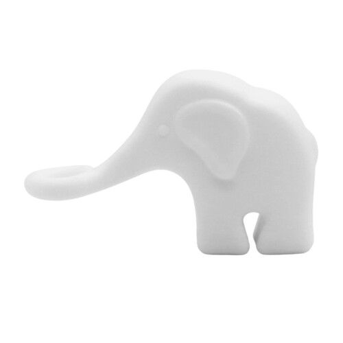 Novelty Elephant Shape Plant Stake Holder Support-White
