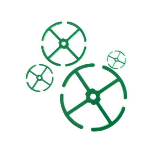 Adjustable Plant Climbing Cages 4Pcs Flexible Stem-Green