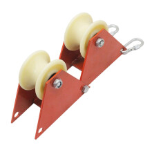 Rope Retract Pulley Guard Friction Reduction Gear Rope Release For Abseiling Compatible With Standard Pulleys
