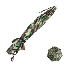 Rainproof Outdoor Umbrella Hat Uv Protection Straw Parasol Cap for Adults Folding Design Sun Protection for Fishing Hiking
