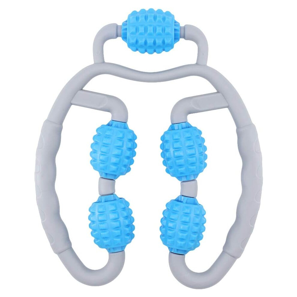 Muscle Relaxation Massage Equipment, Rolling Massager for Convenient Lightweight Full Body Massage, Blue