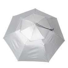 1pc Double Layer Fishing Umbrella Outdoor Sun Rain Cap Breathable for Gardening Hiking and Fishing Activities
