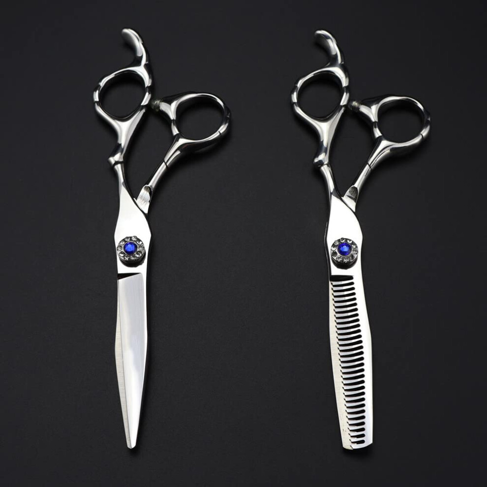 Hair Cutting Scissors, 6 Inch Professional Japan 440C Steel Barber Shears