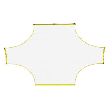 Soccer Goal Target Net 5Target Zone 7ASide Practice Passing Accuracy Fluorescent Frame Not Included