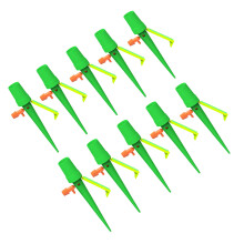 10Pcs LeakProof Plant Irrigation Spikes Automatic-Green