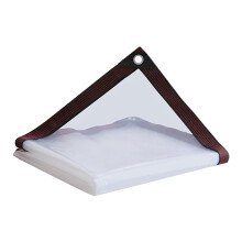 50cm Spaced Eyelets 0.3mm Clear Waterproof Sheet-2x2m