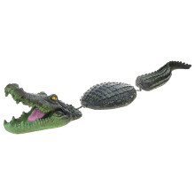 Künstliche schwimmende Cayman-Figur mit beweglichem Schwanz,