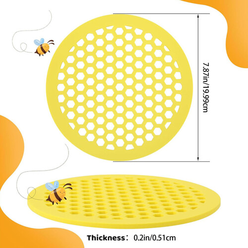 Lightweight Floating Bees Pads Attract Pollinators to Backyard 2