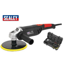 SEALEY CAR POLISHER DIGITAL SANDER POLISHING MACHINE 180MM 1100W & CASE ER1700PD