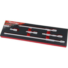 EXTENSION BAR SET 5PC WOBBLE END 1/2" DRIVE LONG SOCKET RATCHET SET CT1236