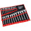 Neilsen 25PC METRIC DROP FORGED COMBINATION SPANNER WRENCH RING OPEN SET IN CASE 0088 1