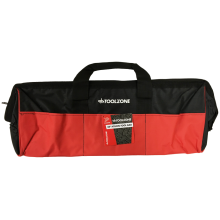 Tool Bag 24'' Wide Opening Metal Frame Nylon Toolbag Storage Box Heavy Duty TZ