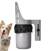 Cat Litter Scoop, Cat Litter Scooper with Holder, Pet Supplies Shovel Sifter Trash Can Poop Remover for Indoor Home Outdoor