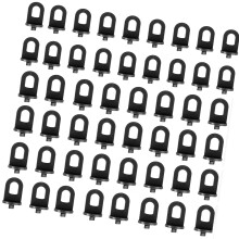 50Pcs Greenhouse Twisted Clip Shading Hanger Clips For-Black